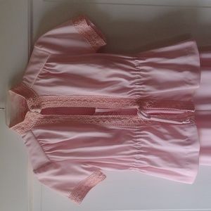Vintage Pink Evening Gown with Jacket